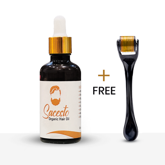 Sacesto™ Hair Oil Derma Roller Free